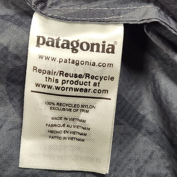 Patagonia Houdini Jacket Womens Medium Tropi Bird Plume Ultra Lightweight Hiking - Picture 6 of 12